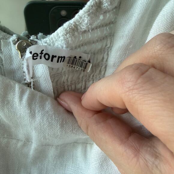 Reformation Belgium Linen Midi Dress - Picture 5 of 5